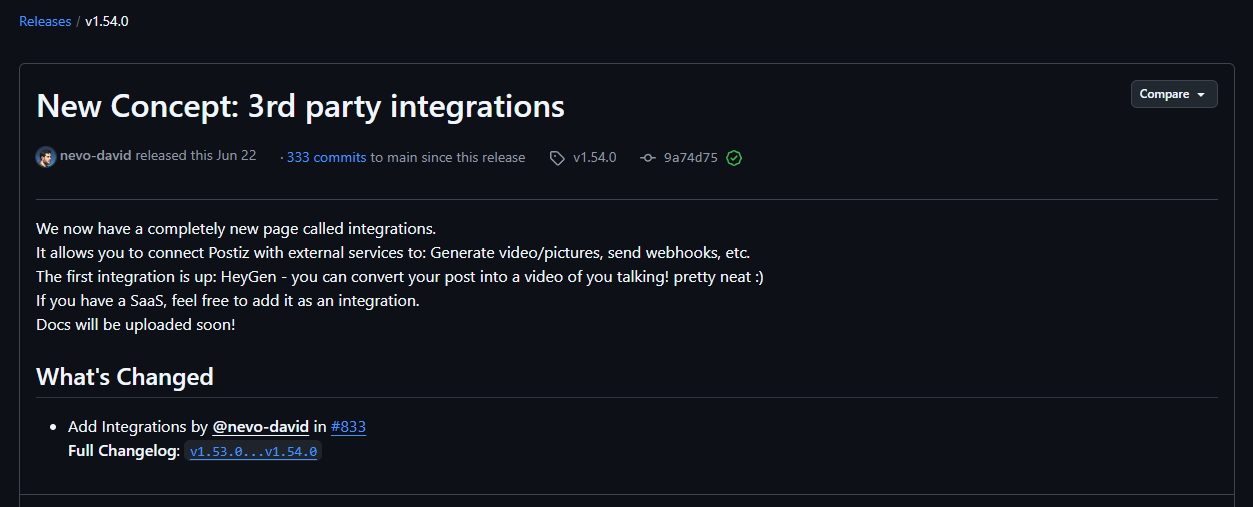 3rd party integrations