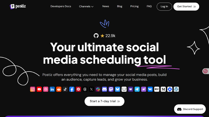 Featured image of post 使用 Postiz 來同步貼文到每一個社群平台